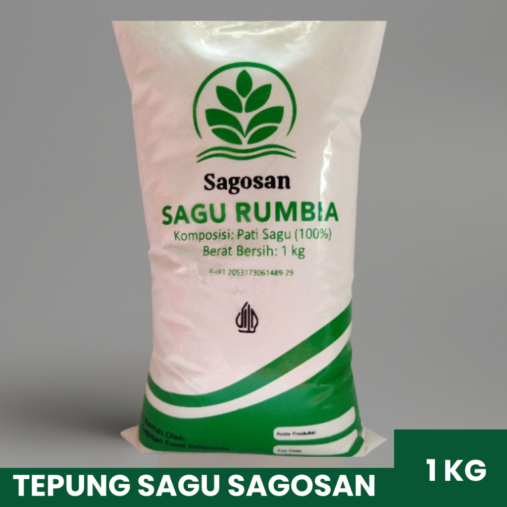 

Tepung Sagu Rumbia Asli Bangka Kemasan 1Kg / Sagu Rumbia Asli Bangka 1kg Sago untuk Lambung dan Kadar Gula rendah