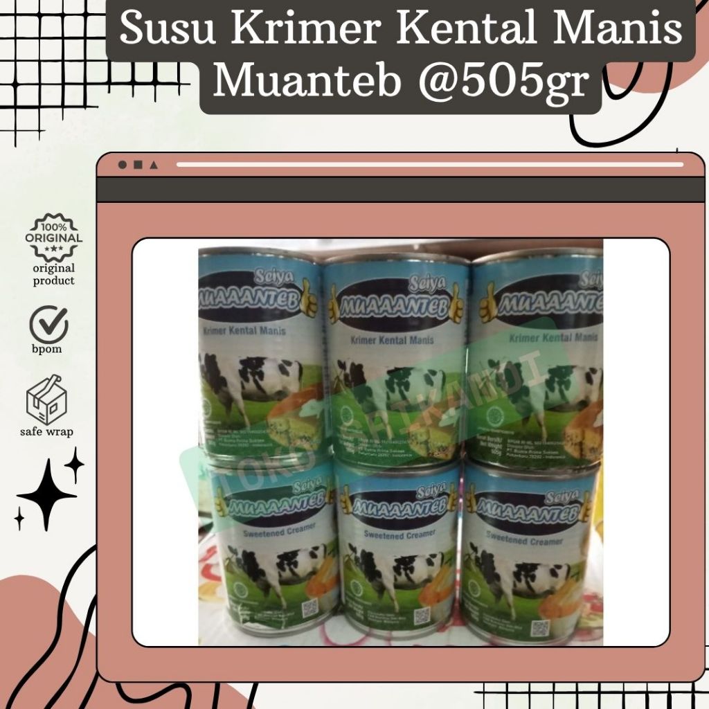 

Susu Krimer Kental Manis Muanteb @505gr