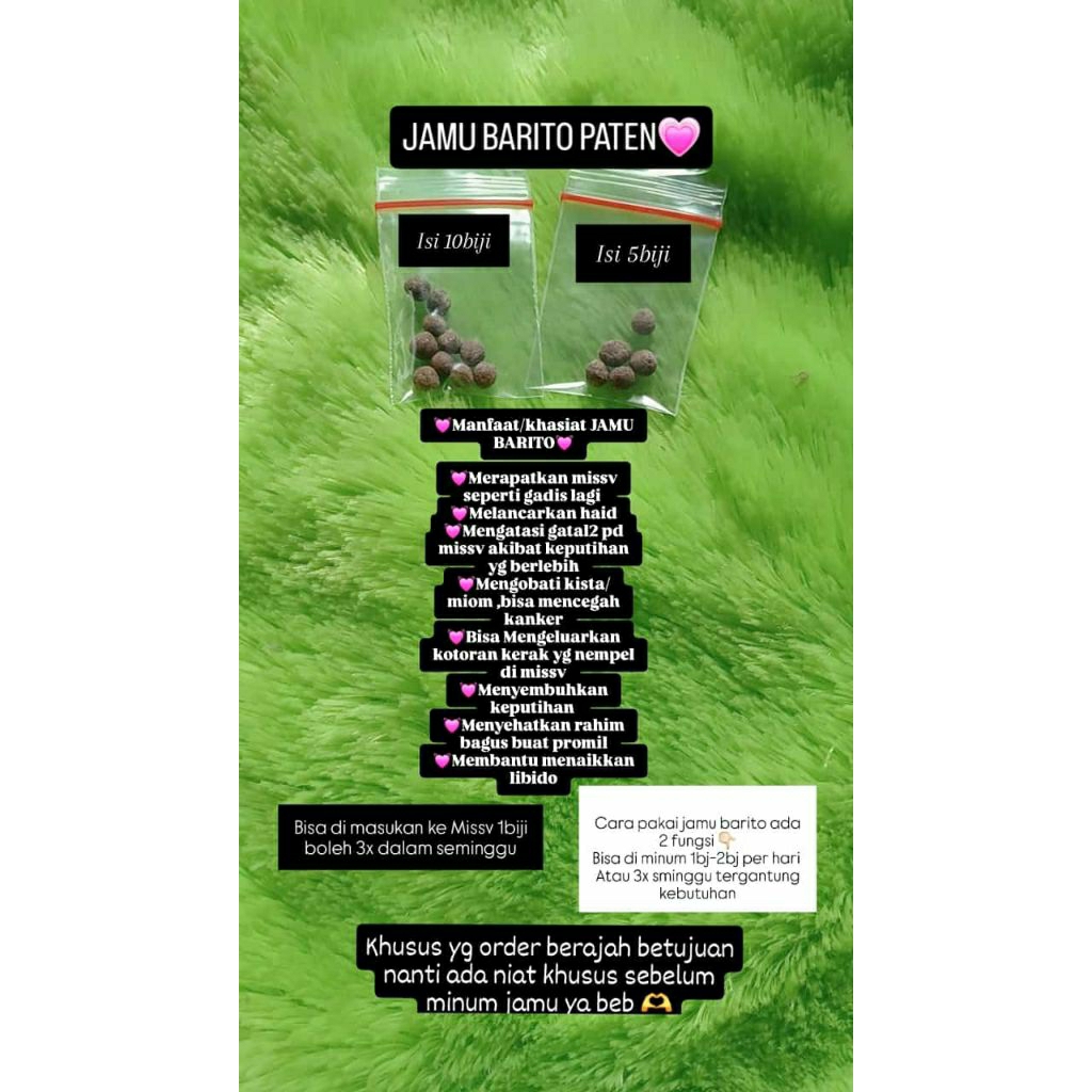 

jamu barito isi 10biji