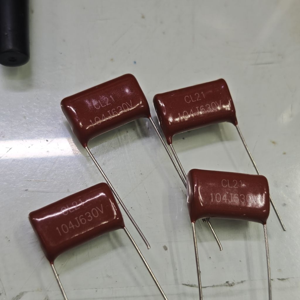 Milar Volt Tinggi 104 / 630v Kapasitor 630 v 100nF 104j Mylar Keramik