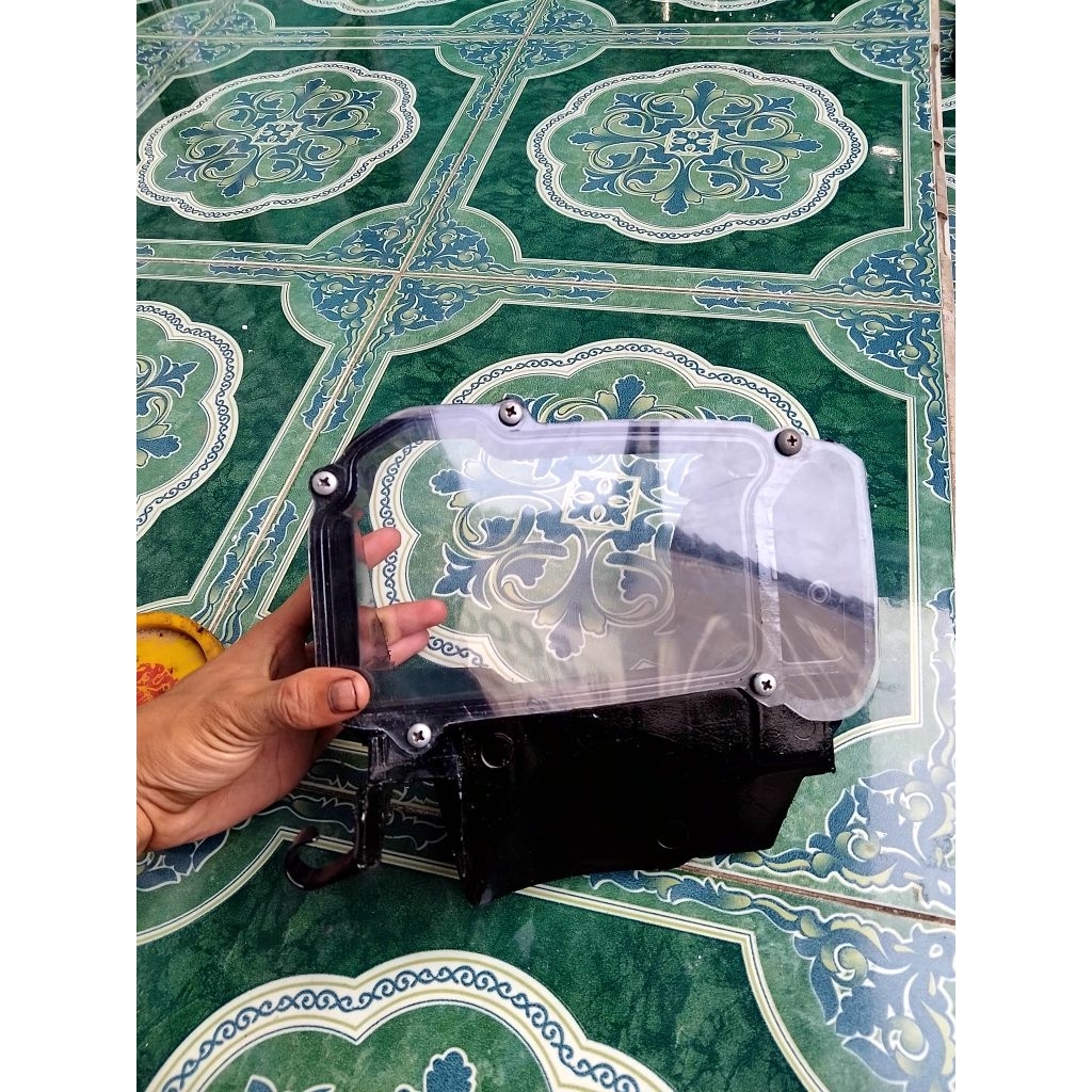 Tutup filter beat karbu akrilik, ketebalan 3 mm