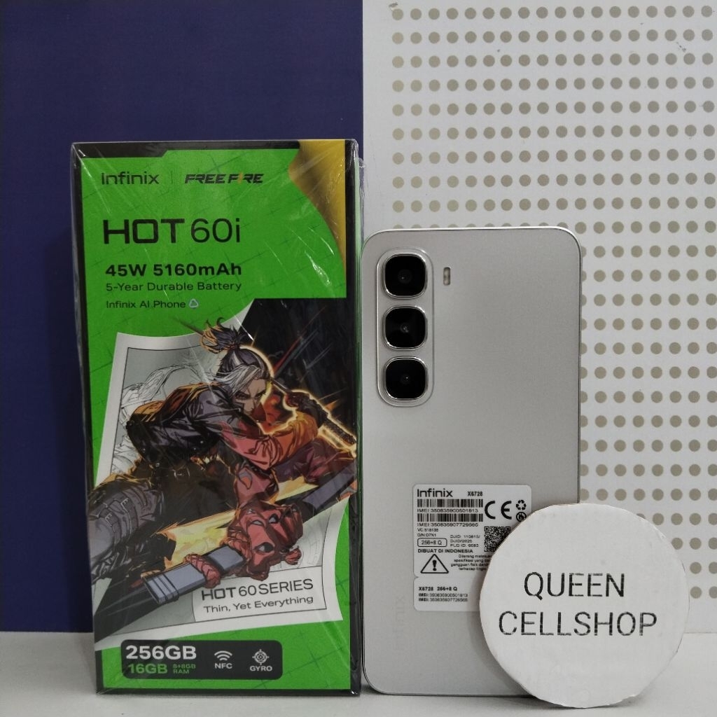INFINIX HOT 60i 6/128 8/256 SECOND FULLSET