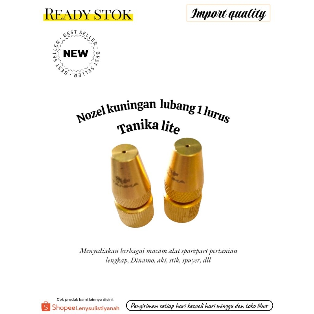 NOZEL TANIKA LOBANG 1 | SPUYER TANIKA JANTUNG 1 | NOZEL SPRAYER ELEKTRIK  | KNAPSACK LOBANG 1  KUNIN