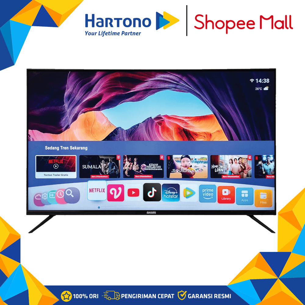 Akari 50 Inch UHD 4K Smart AI TV AT-5650W