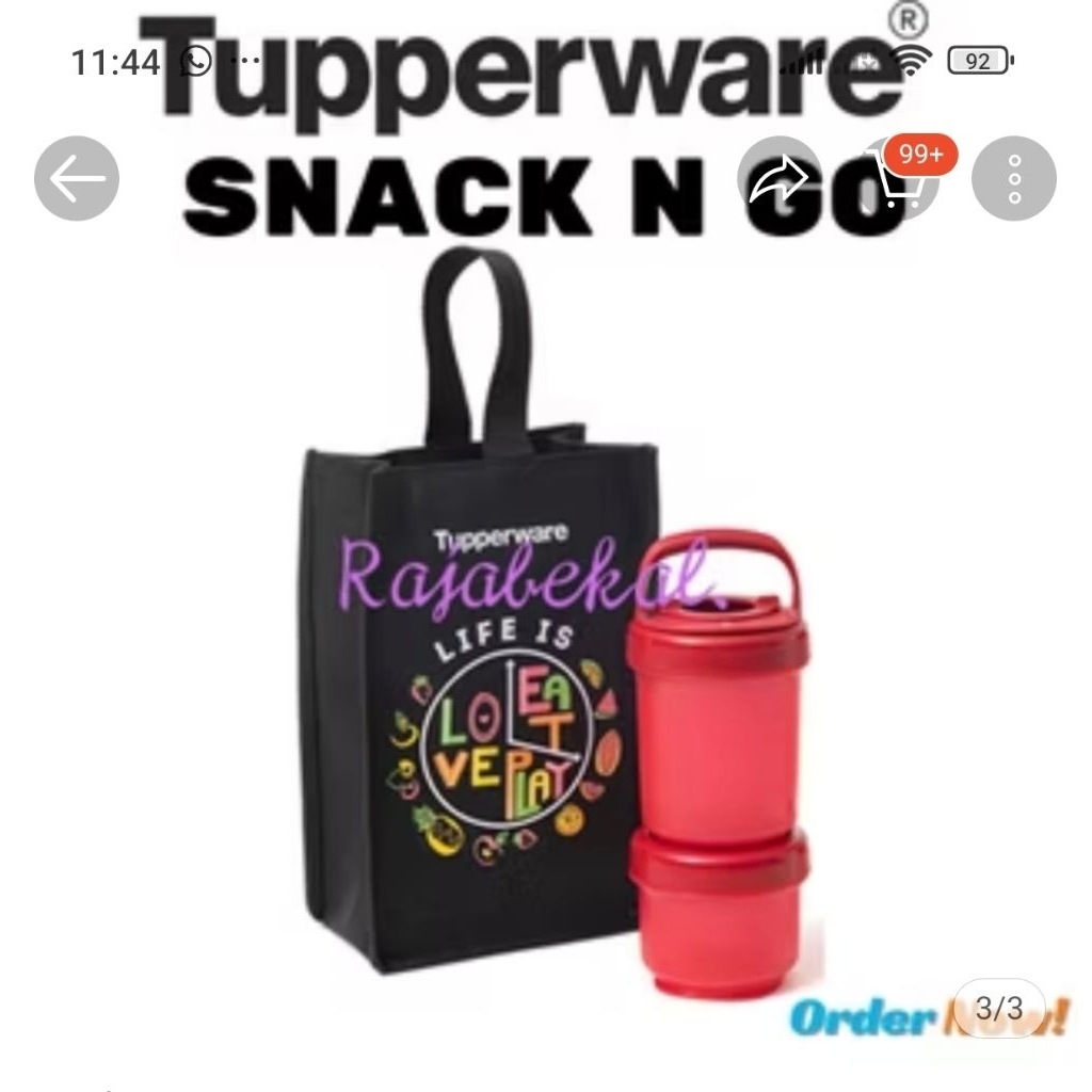 Snack N go,Tas  bontot,wadah makanan CUCI GUDANG