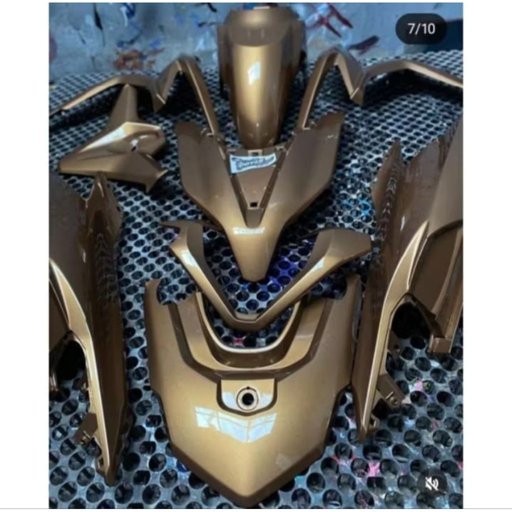 Cat Brown Gold Metalik PU