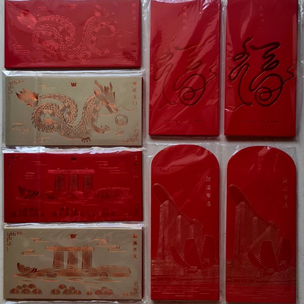 

NEW AMPAO MBS IMPOR GIFT IMLEK CHINESE NEW YEAR MARINA BAY SANDS SINGAPORE IMPORT Mewah