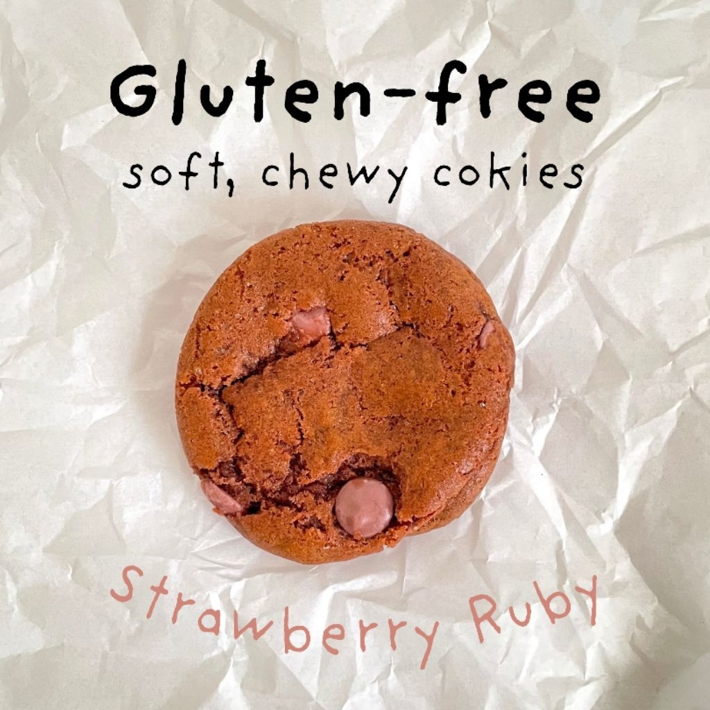 

Gluten-free Strawberry Ruby Cookies