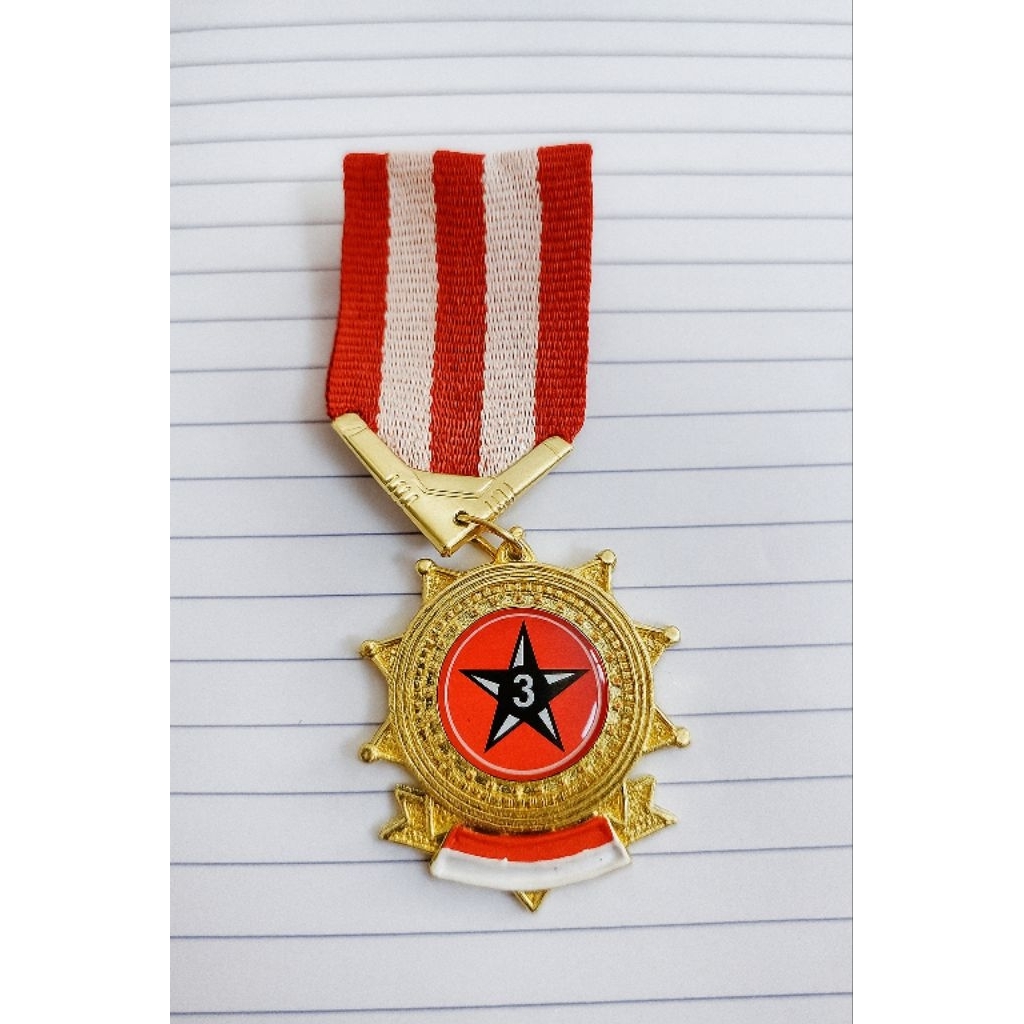 

Pin tiska pramuka bintang tahunan bahan logam tebal premium elegan murah berkualitas