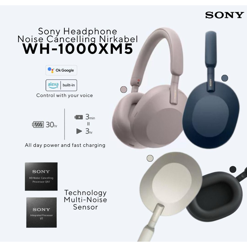 Headphone SONY WH 1000XM5 Original