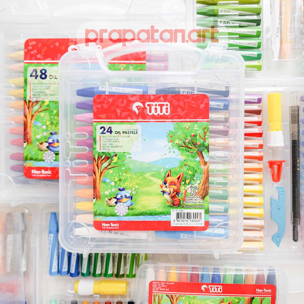 

Titi Oil Pastel 12-55C TI-P | Crayon Minyak