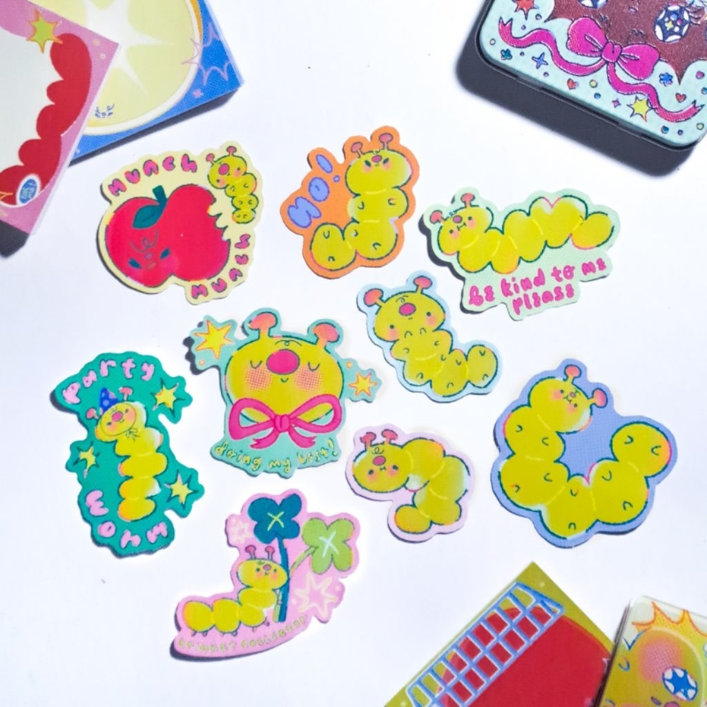 

Squiggles Diecut Sticker - iki una