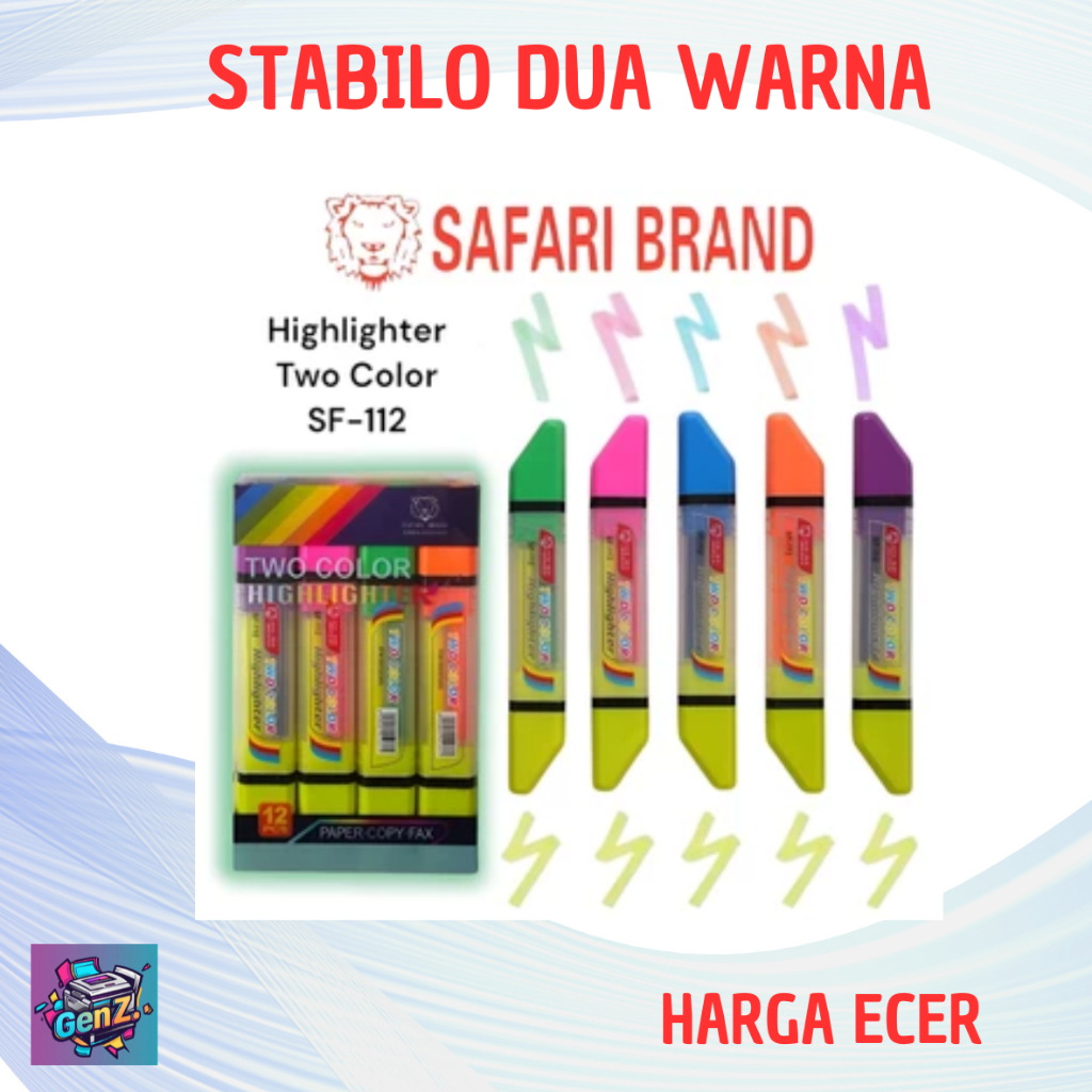 

STABILO DUA WARNA SAFARI BRAND