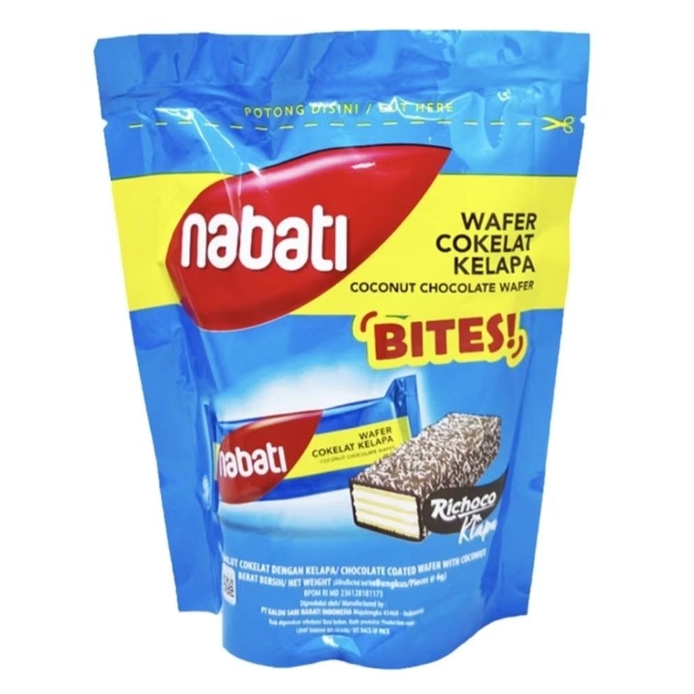 

Nabati Richoco Wafer Cokelat Kelapa 11 x 6 g