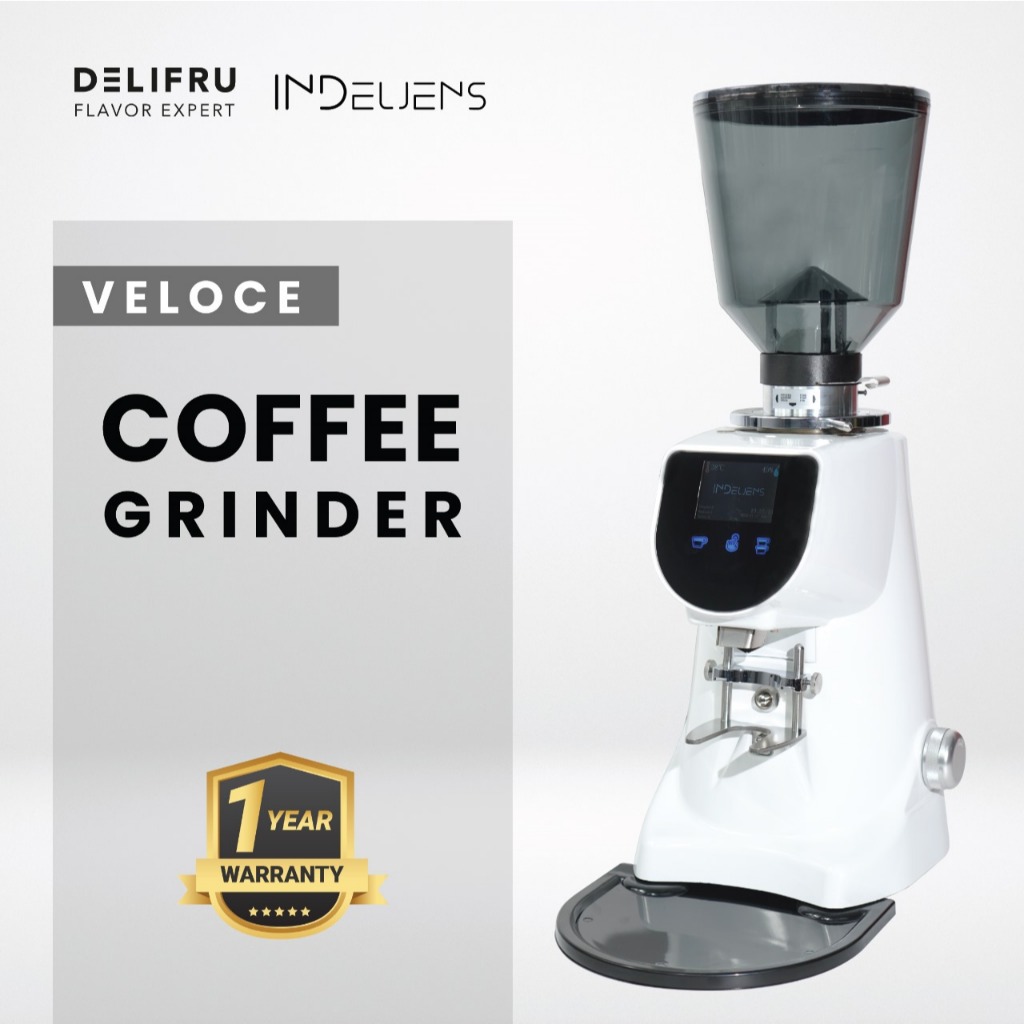 Indeljens Veloce Coffee Grinder Mesin Pengiiling Biji Kopi Espresso Otomatis