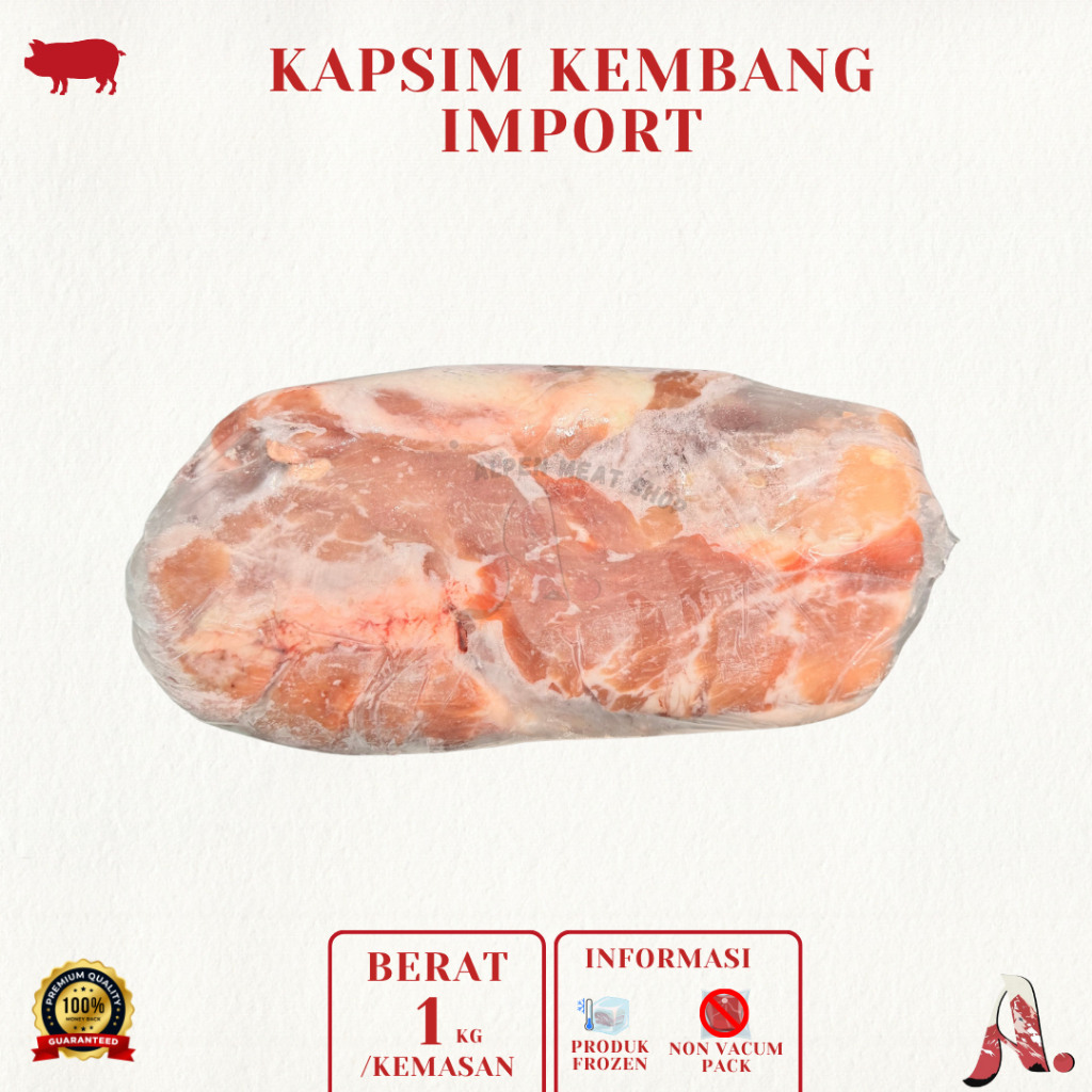 

Daging Babi Kapsim Kembang Import / Pork Collar / Daging Babi - Import