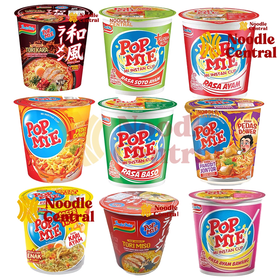 

Indomie - POP MIE instan reguler Varian KUAH