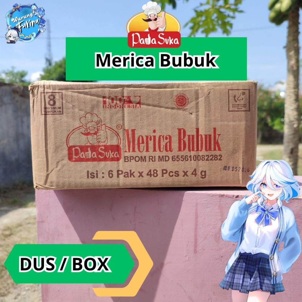 

Padasuka Lada Merica Bubuk Sachet 4gr | Dus/Box