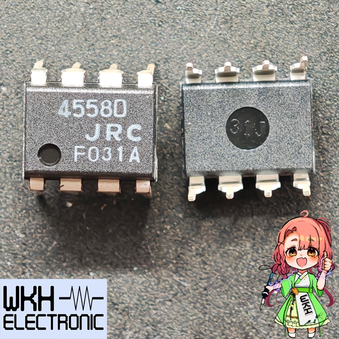 ORIGINAL NJM4558D JRC4558D JRC 4558D OPAMP OP AMPS CHIP IC BB22 NJM4558DD NJM 4558DD
