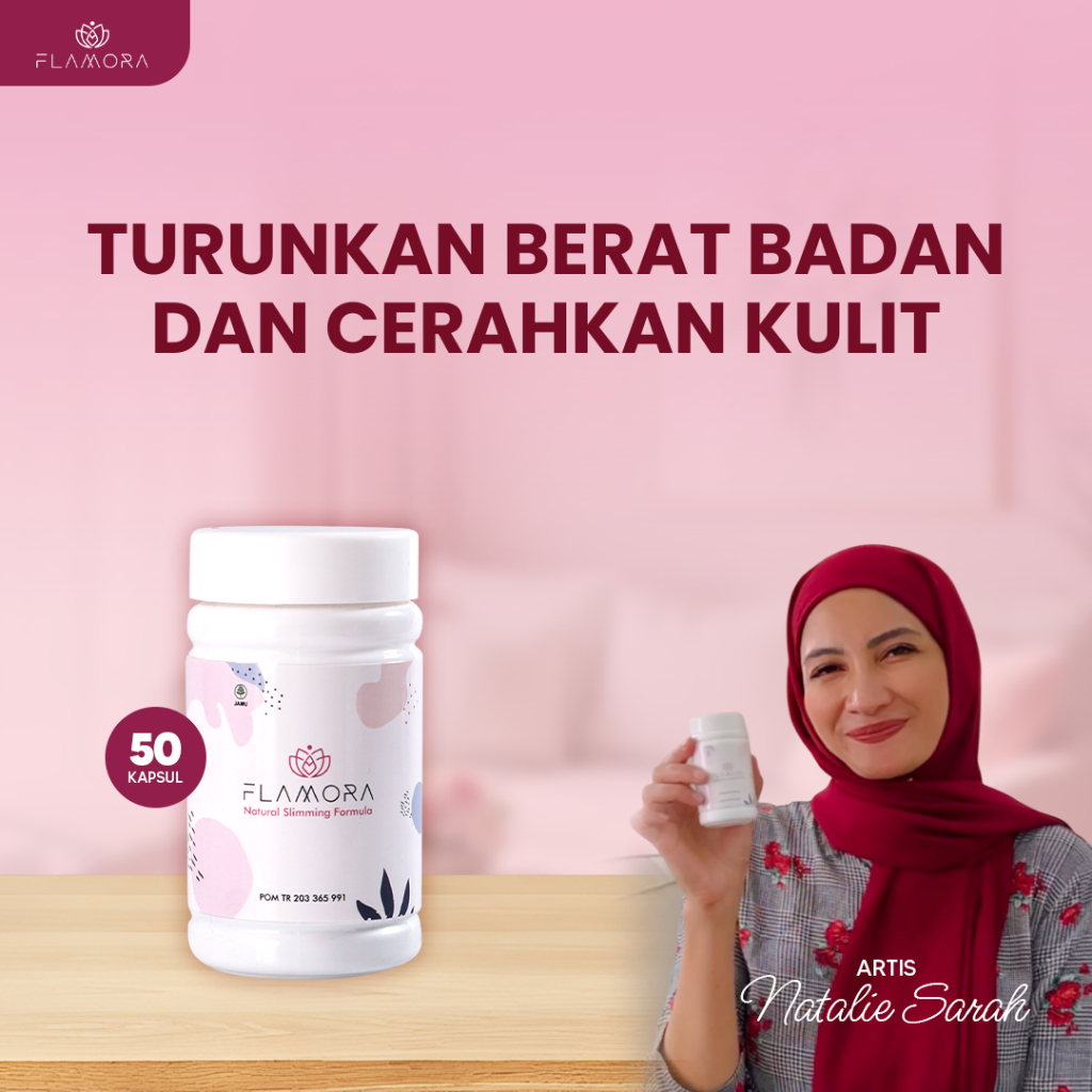 Flamora – Slimming Capsule Turunkan Berat Badan & Cerahkan Kulit – Kapsul Herbal BPOM