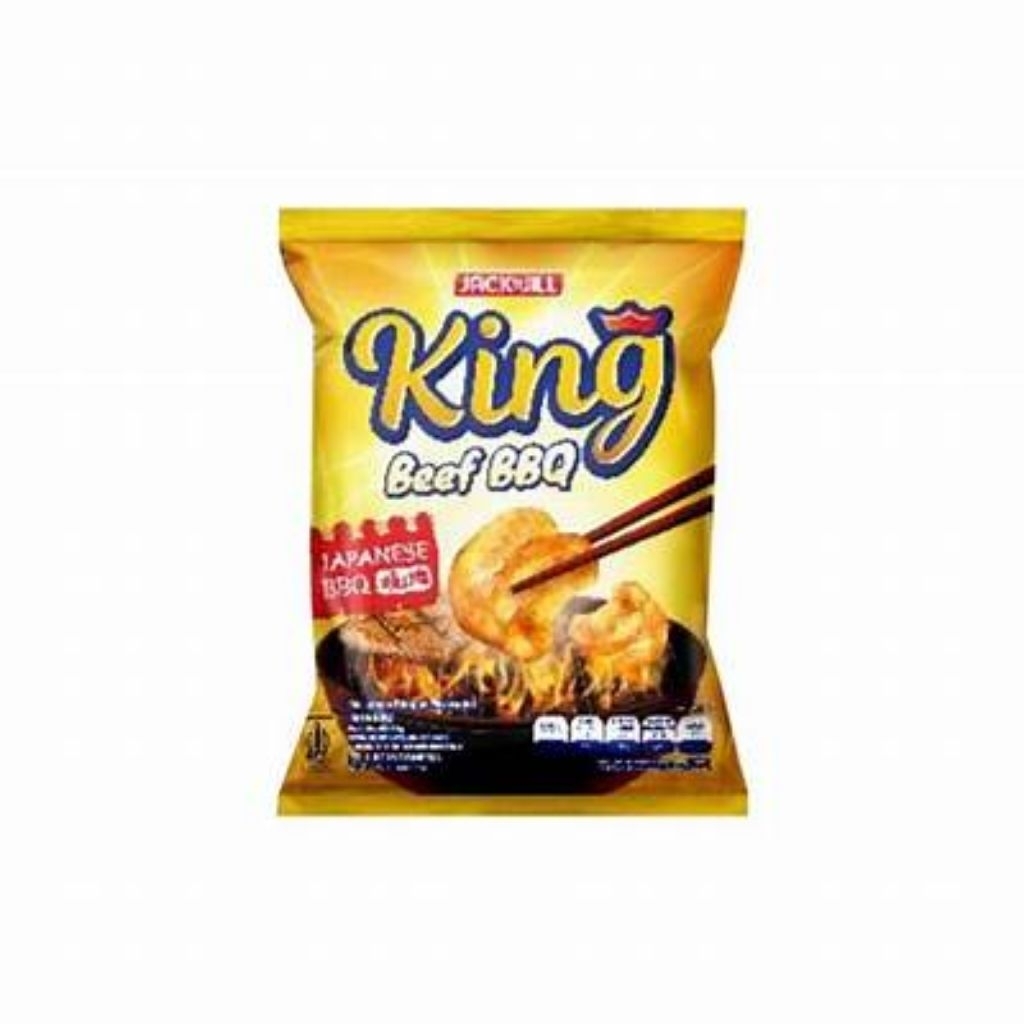 

Kerupuk King Beef BBQ Japanese 15g 1dus isi 6Renteng