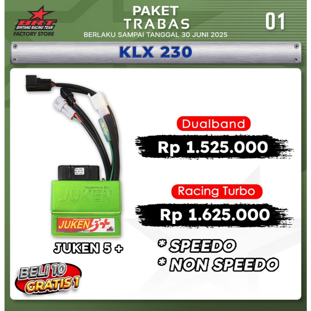 JUKEN 5++ PAKET TRABAS KLX 230