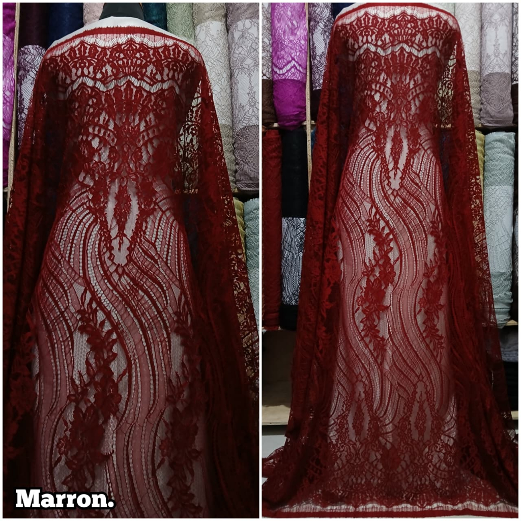 kain brukat semi prancis.kebaya bali,kebaya medan