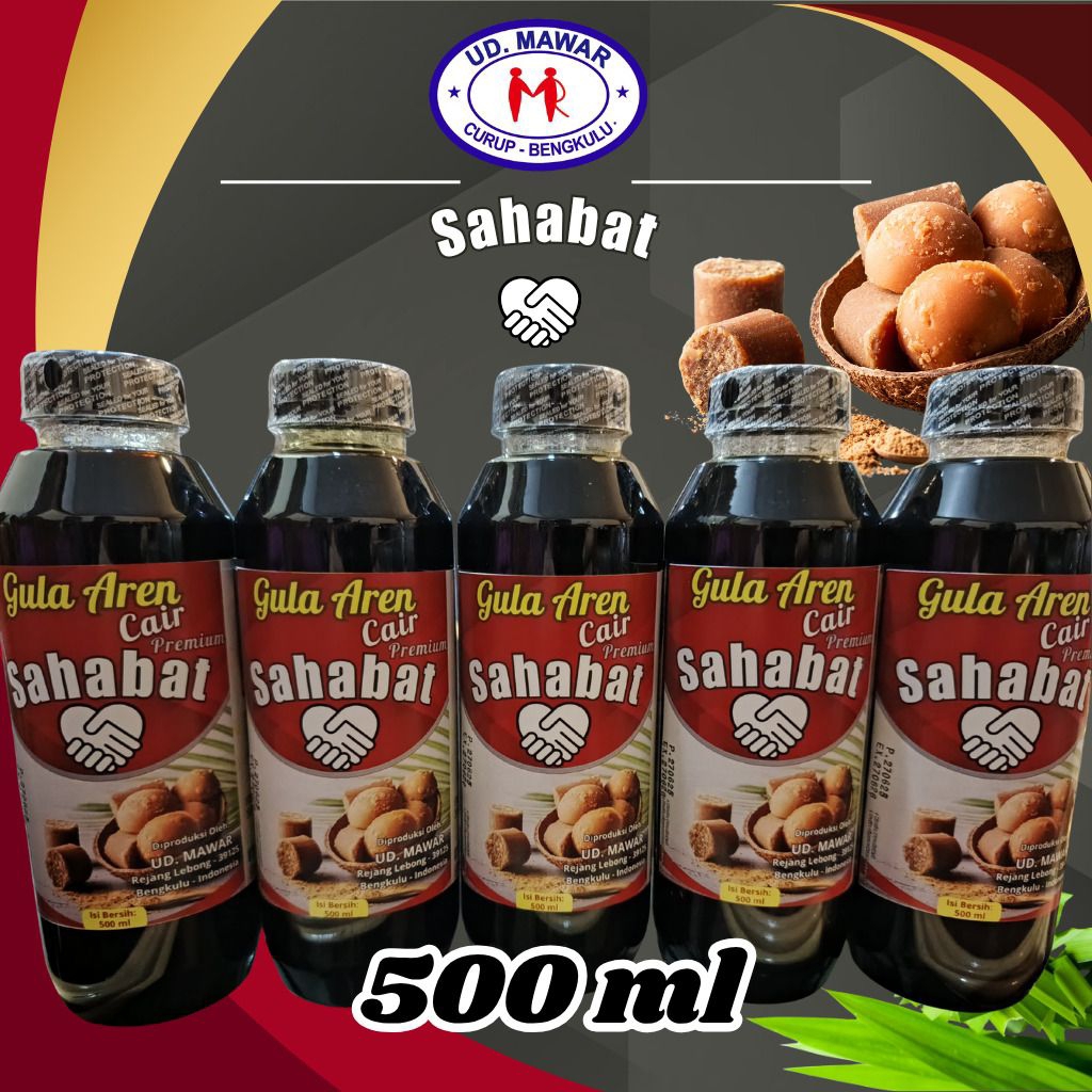 

Gula Aren Cair Premium Sahabat ukuran 500 ml - UD. MAWAR