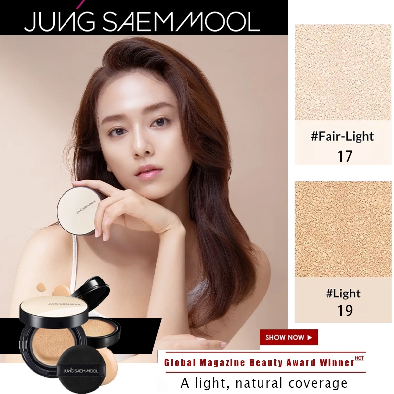 Jung Saem mool Essential Skin Nuder Cushion(+Refill) 14G/ Fair-Light Skin Cream/Light Skin Cream/Ful