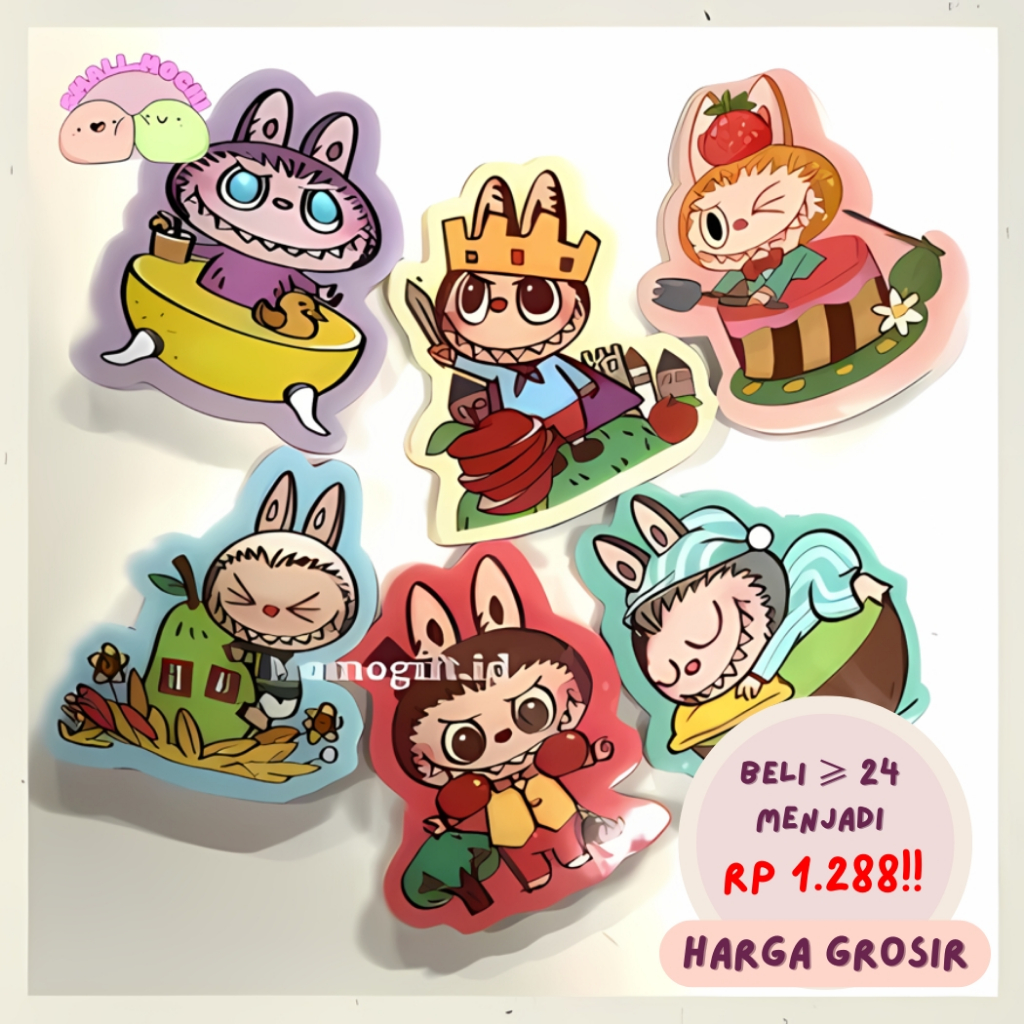 

1 Pcs Penghapus Karet Motif Labubu Eraser Aesthetic AT44