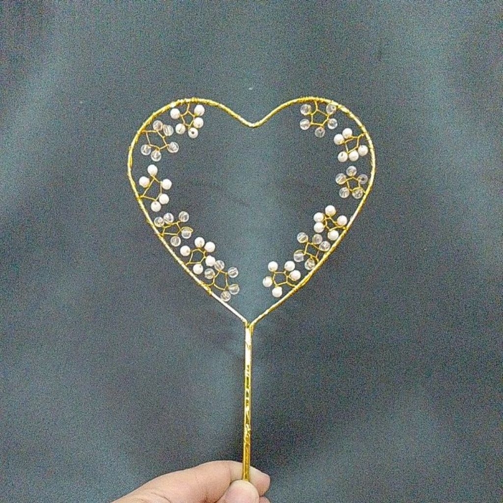 topper love bingkai renda kue ultah ucapan tancapan hiasan tusuk dekorasi cake ulang tahun