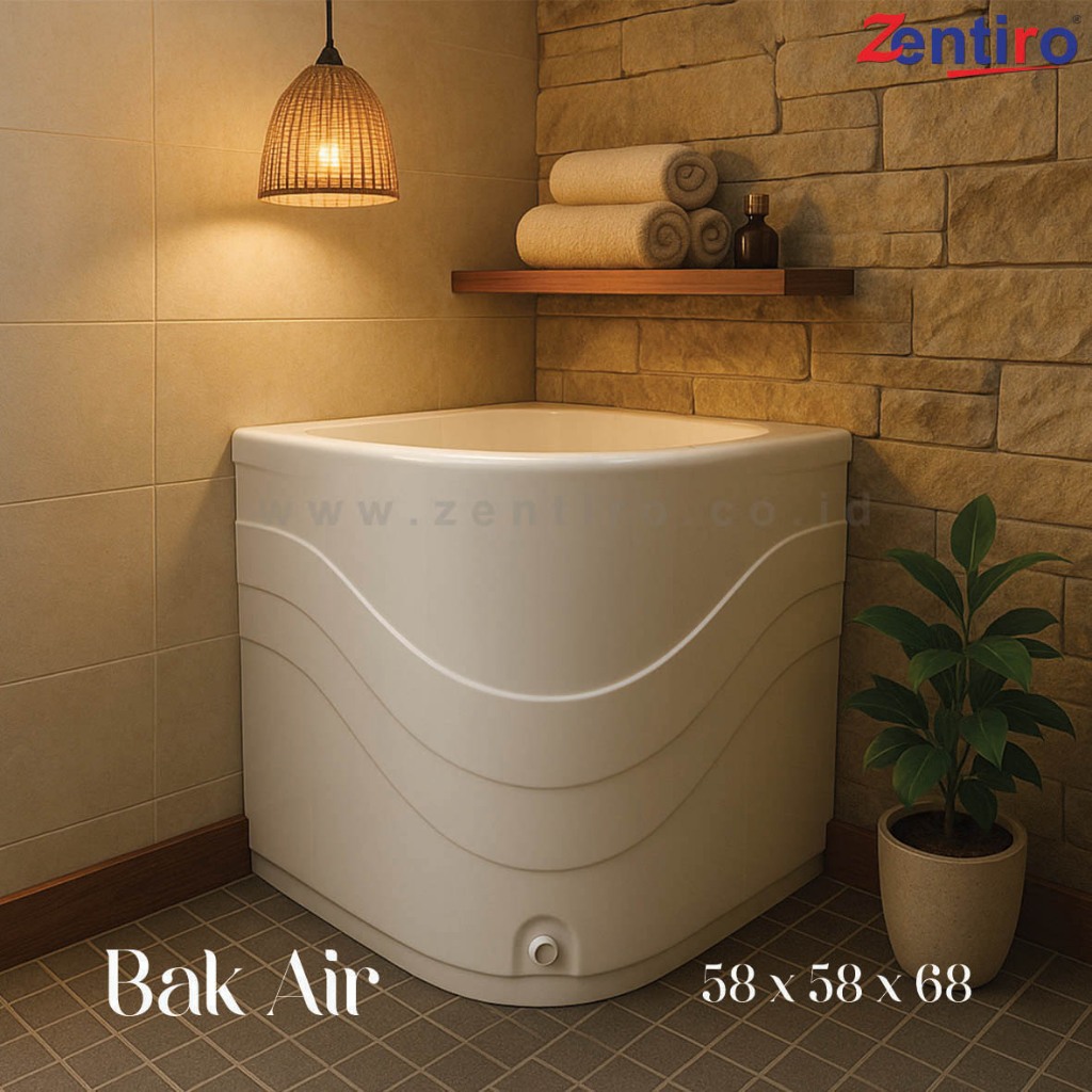 ZENTIRO Bak Air Marble 58 x 68 cm | Bak Mandi 58