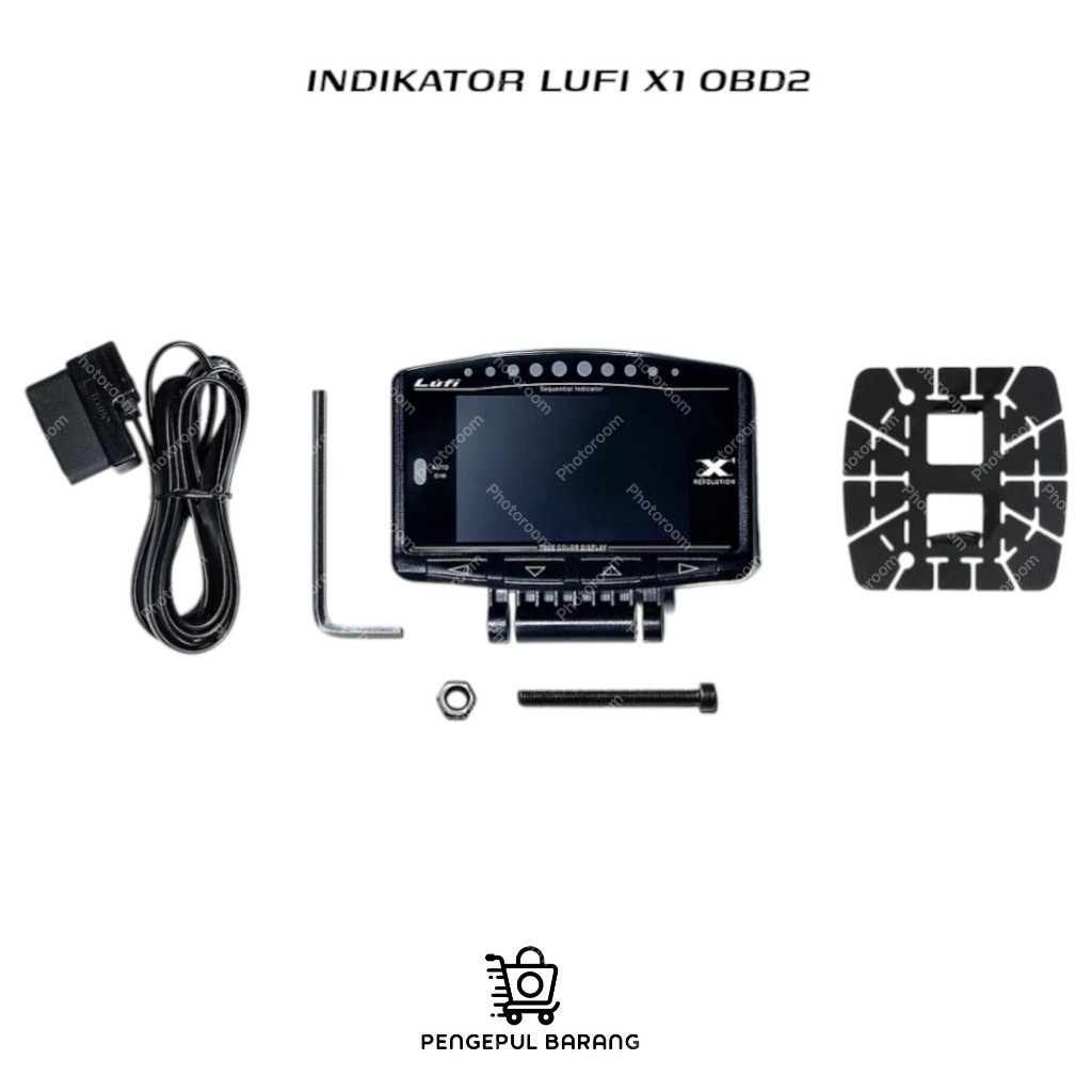 Lufi X1 Revolution ORIGINAL OBD2 Meter OBD Digital Indicator Lufi X1 Indikator Lufi X1