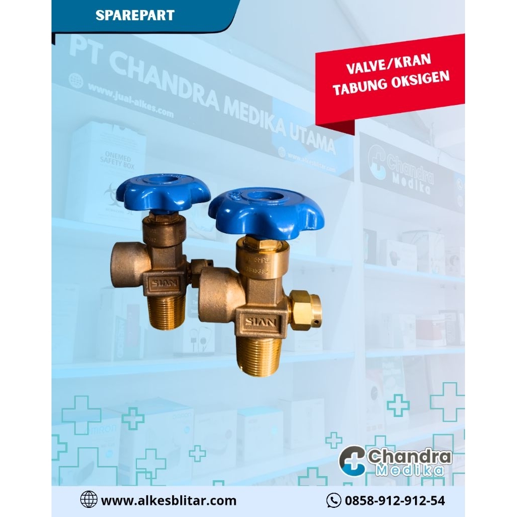 Valve/Kran Tabung Oksigen