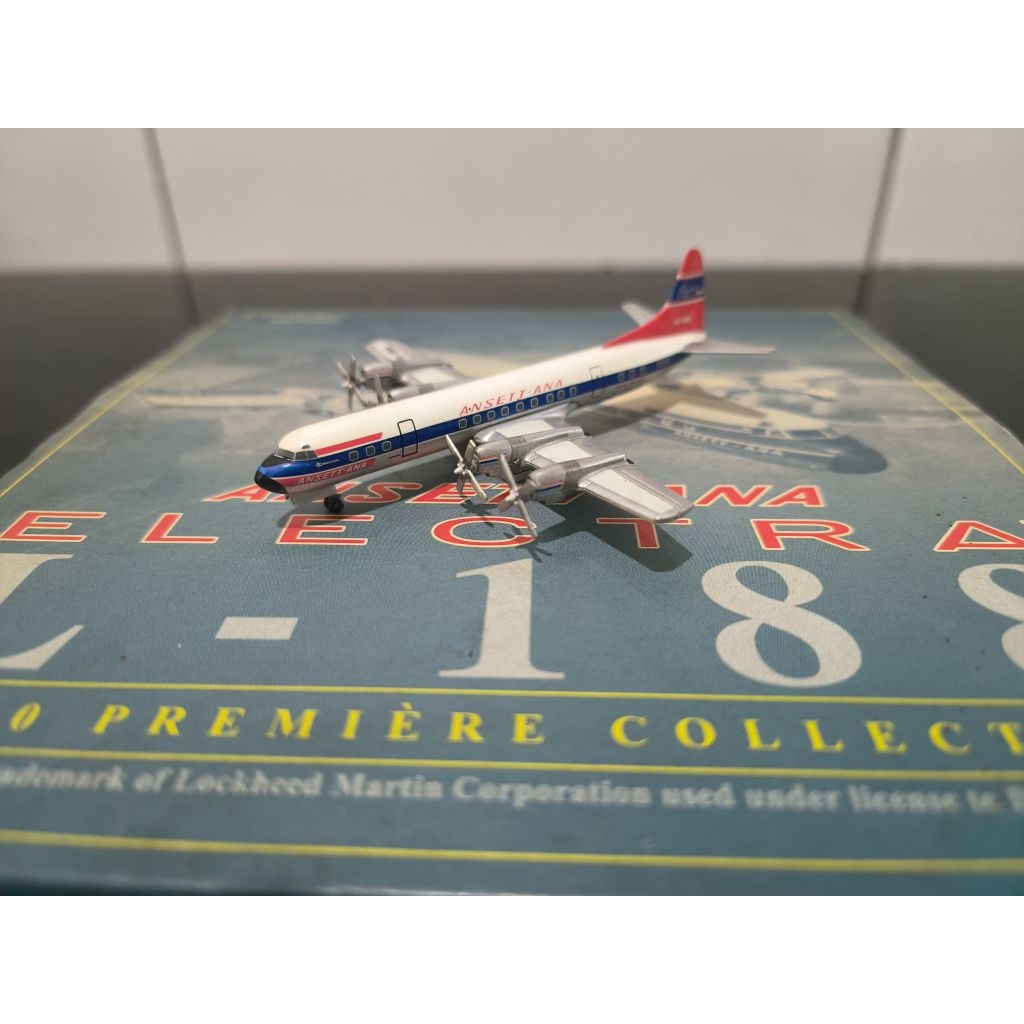 Diecast Ansett-ANA Lockheed L-188 Electra RMA Dragon Wings 1:400