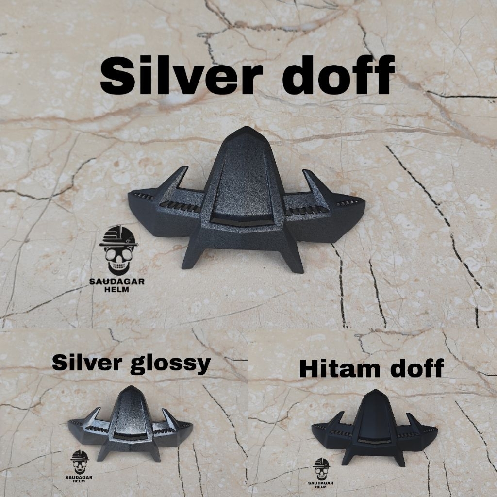 SPOILER ORIGINAL HELM NHK GLADIATOR/VENTILASI ATAS HELM NHK GLADIATOR/TANDUK HELM NHK Gladiator