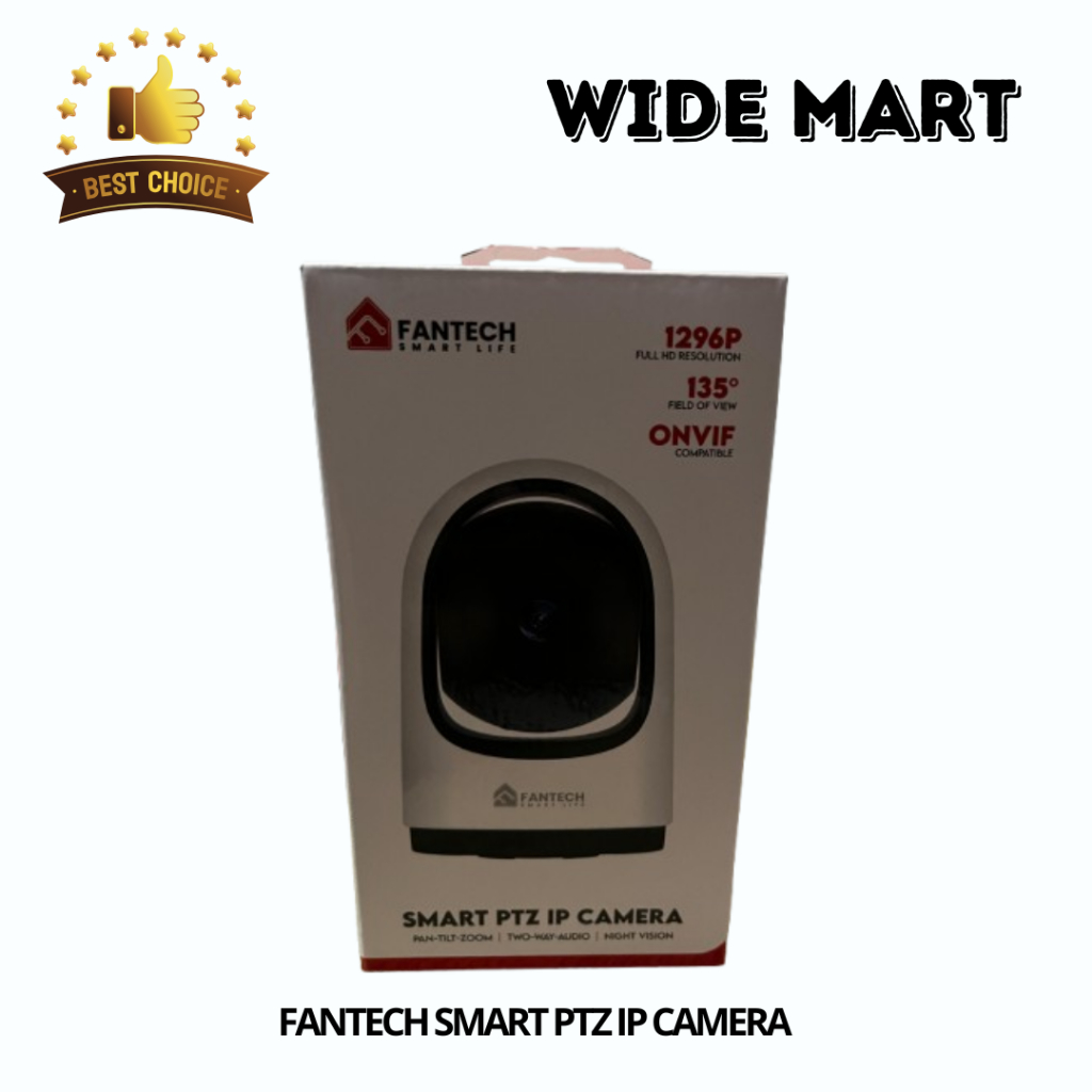 Smart Life IP Camera PTZ CCTV Wifi Fantech