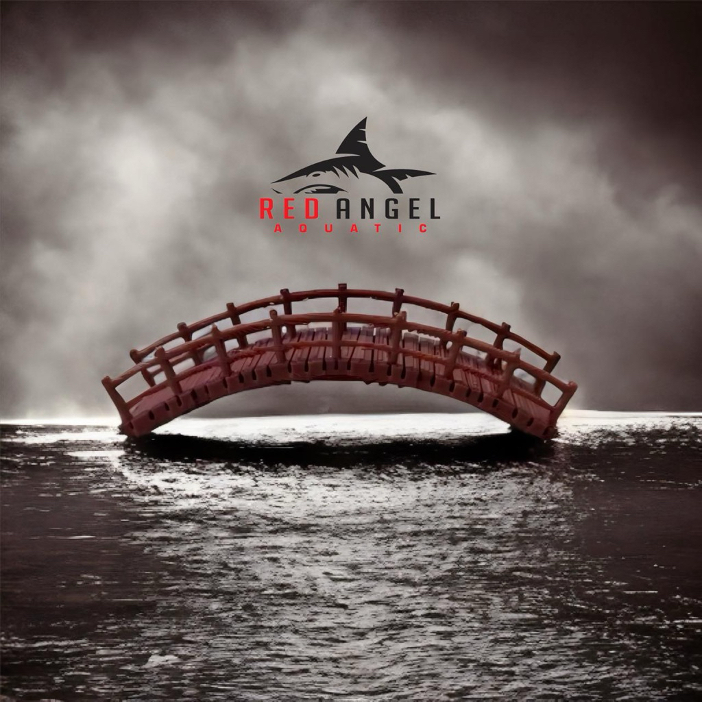 miniatur jembatan lengkung super realistic aquascape paludarium