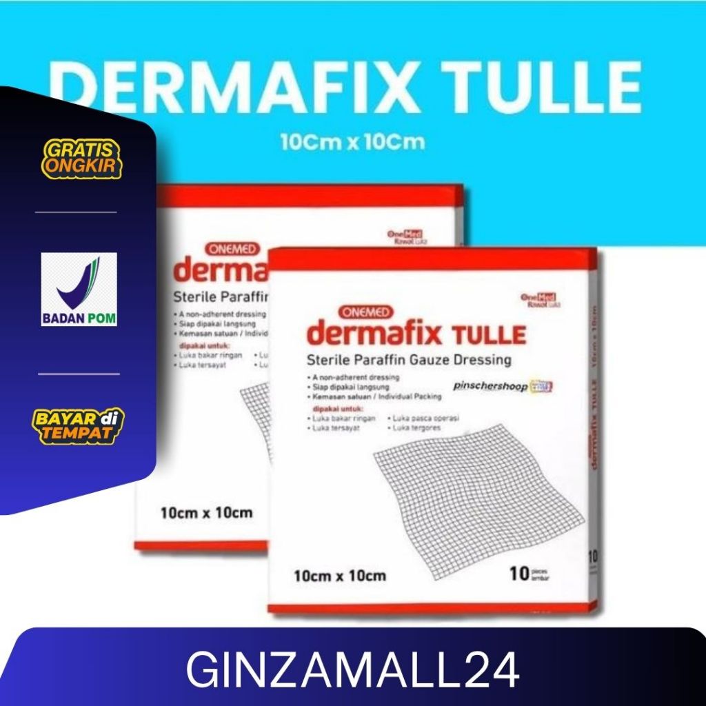 Kasa Dermafix Tulle 10x10cm Steril for OneMed / Sufratul Eceran