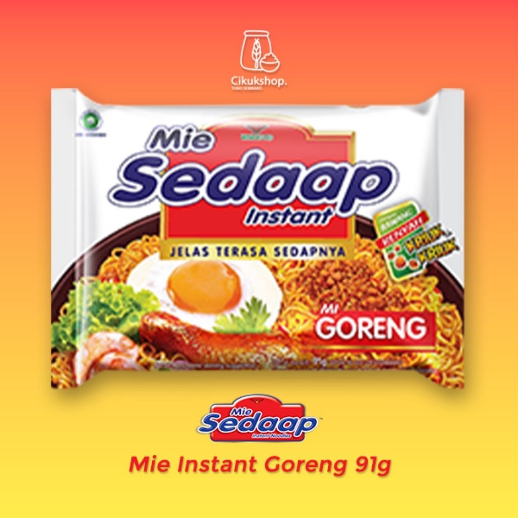 

Mie Sedaap Goreng 91 gr - Mie Instant Goreng 91 gr