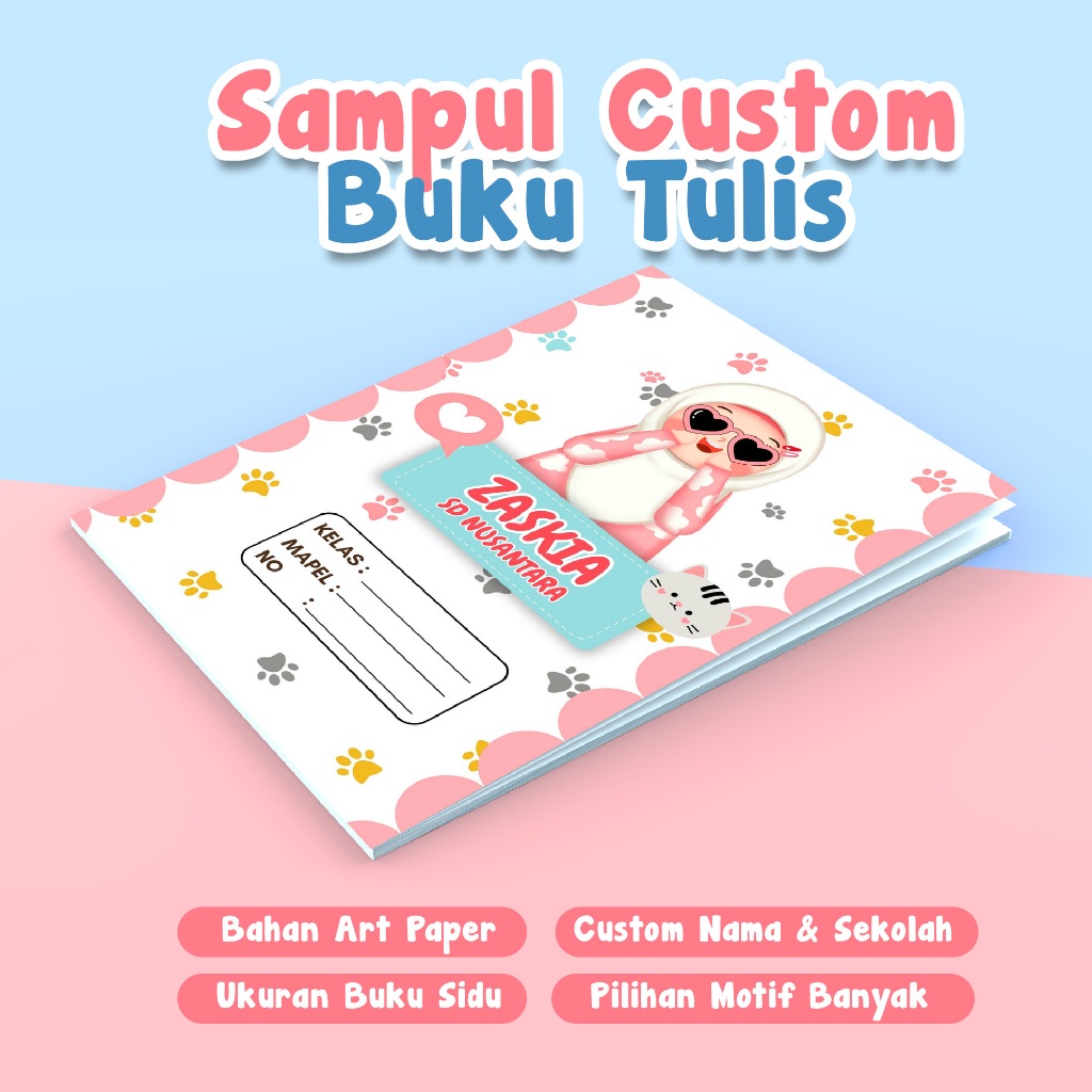 

SAMPUL BUKU CUSTOM SEKOLAH BANYAK KARAKTER 1 PACK 12 LEMBAR