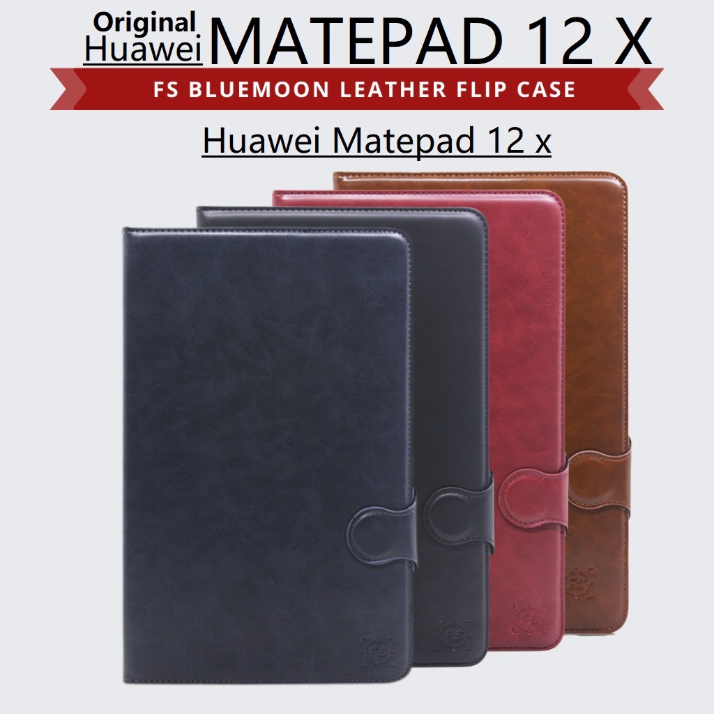 Leather Flip Case Back Cover TABLET for HUAWEI MATEPAD 12X (Flexible, Shock Proof | Hand Stitched Le