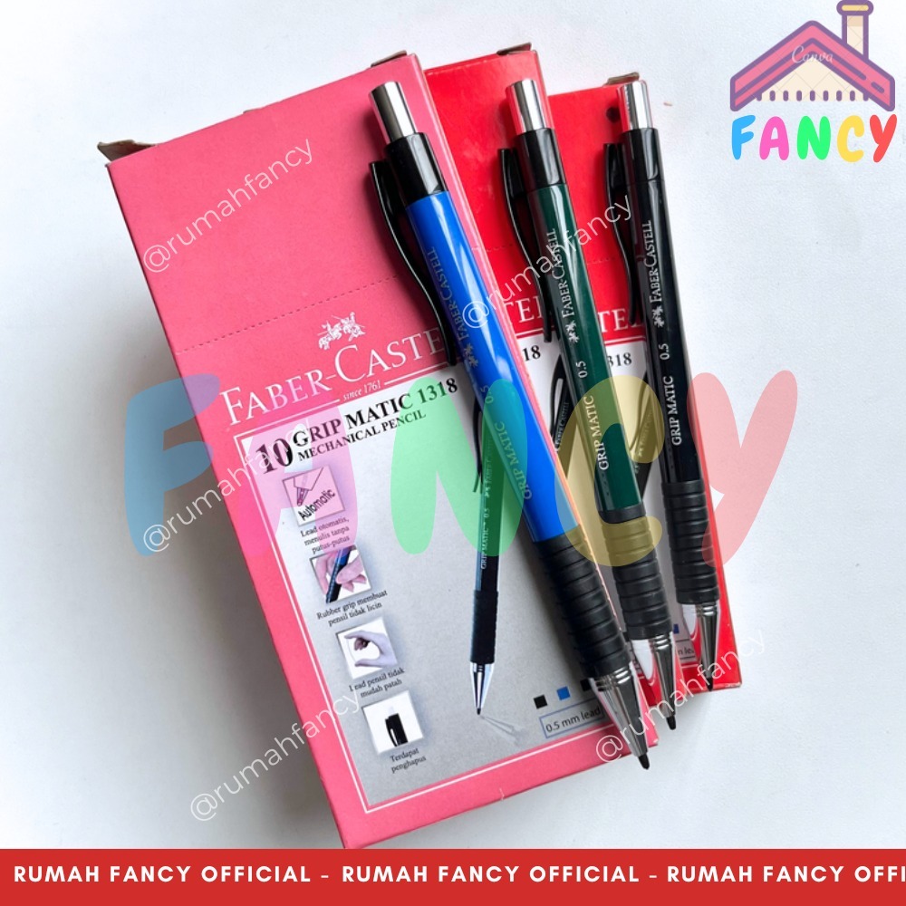 

[1 PCS] FABER CASTELL Grip Matic Pensil Mekanik Otomatis 1318 0.5 Mm