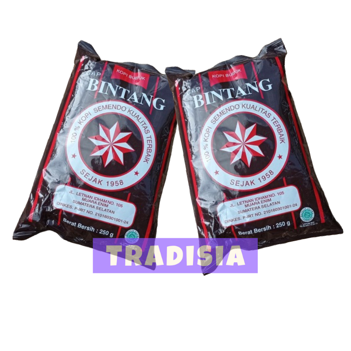 

Kopi Bintang Semendo 500 gram ( 2 x 250 gram )
