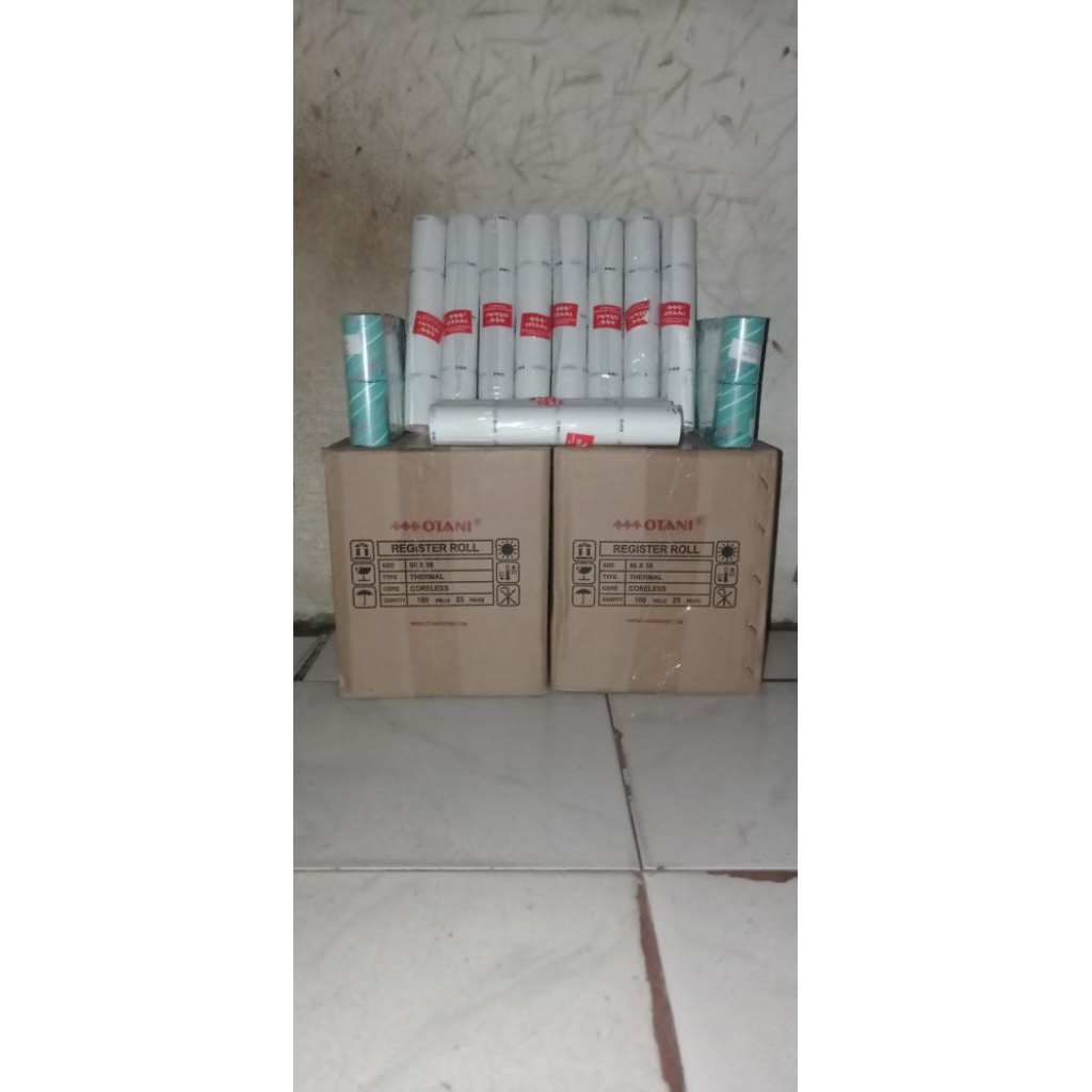 

kertas thermal 58mm ( BCA) rol kasir kualitas bagus dan terpercaya