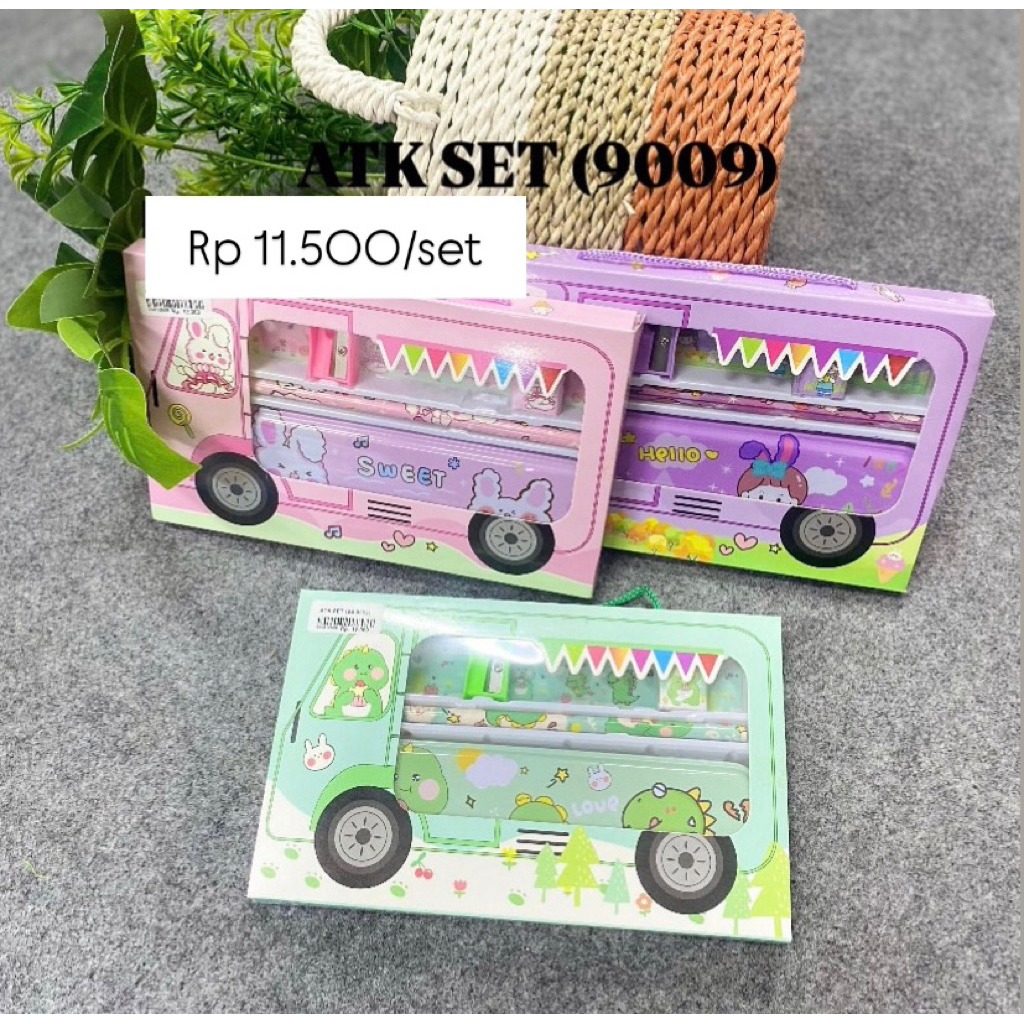 

Paket Alat Tulis Study Set karakter 9009