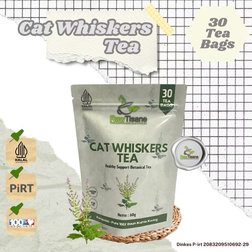 

Teh Daun Kumis Kucing : teh batu ginjal isi 30 tea bag