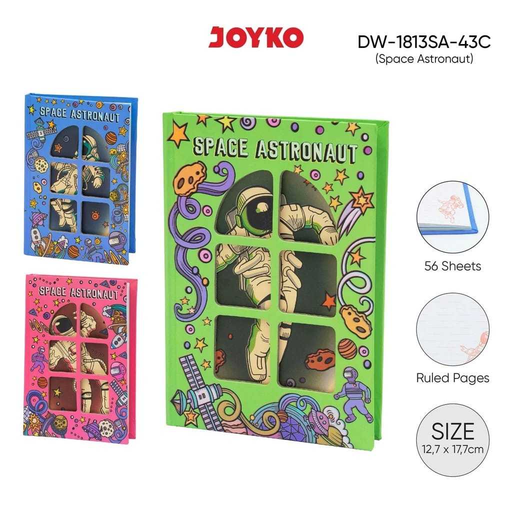 

JOYKO Buku Tulis Catatan Jurnal Diary DW-1813SA-43 Space Astronaut
