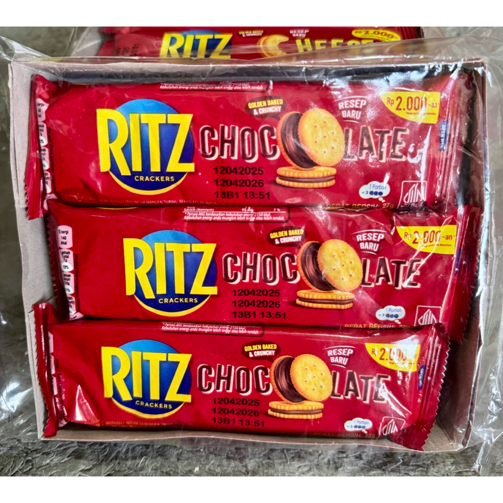 

RITZ Crakers biskuit box ( 27g x 12 ) ECER Perbox