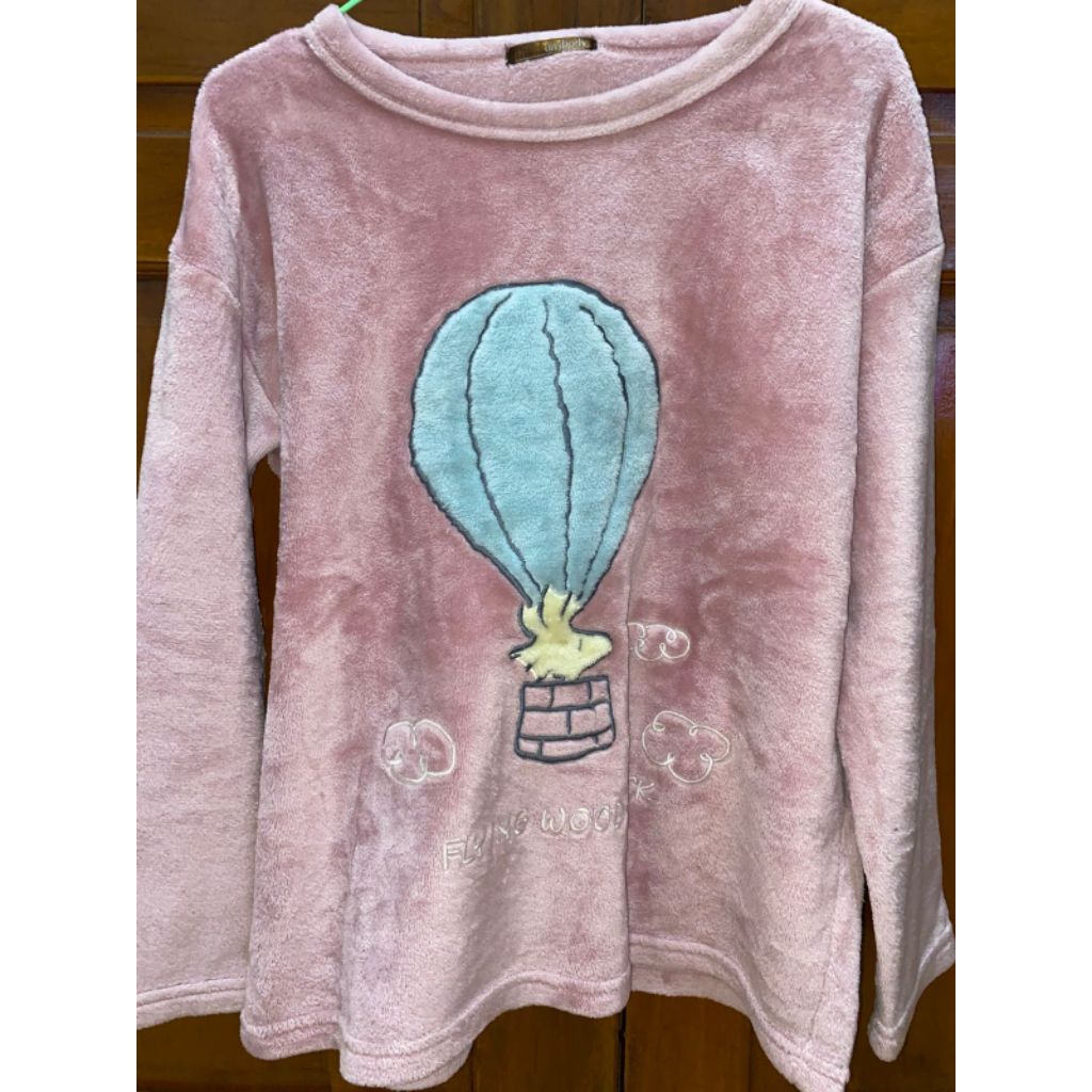 sweater piyama bulu wanita